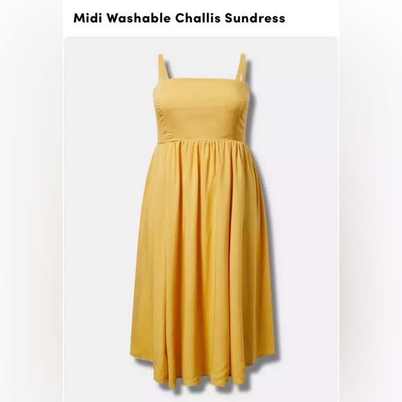 Midi Washable Challis Sundress - Picture 8 of 9